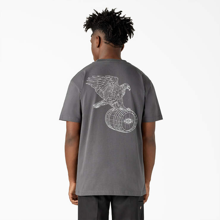 Eagle Barrel Heavyweight T-Shirt - Charcoal (0CH) image number 1