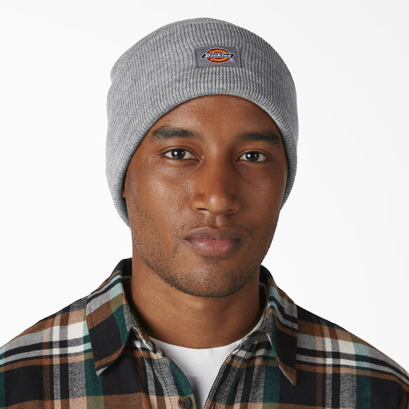 Cuffed Knit Beanie - Heather Gray &#40;ZHG&#41;