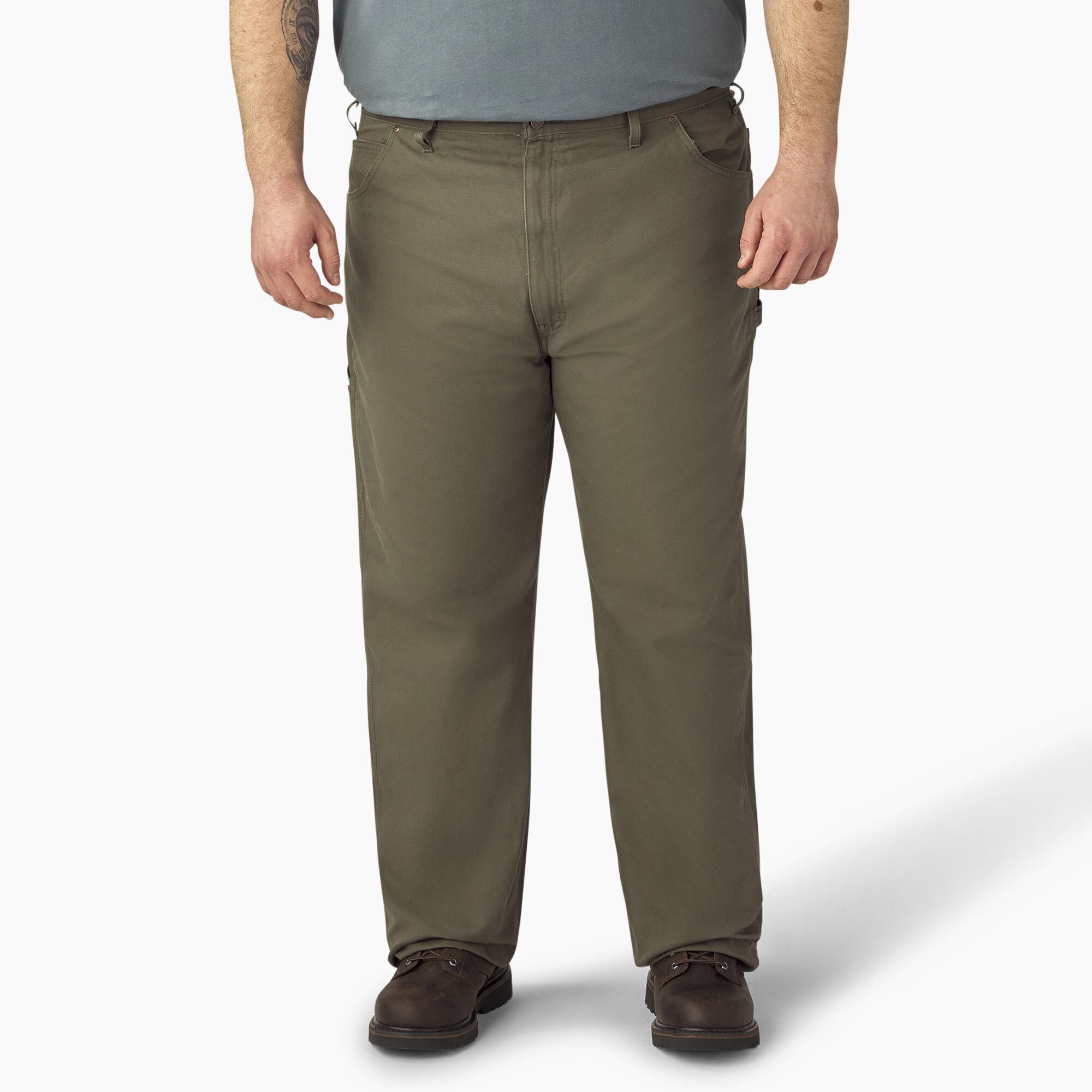 Men s Relaxed Fit Heavyweight Duck Carpenter Pants Dickies US