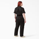 Women&#39;s Plus FLEX Cooling Temp-iQ&reg; Short Sleeve Coveralls - Black &#40;BK&#41;