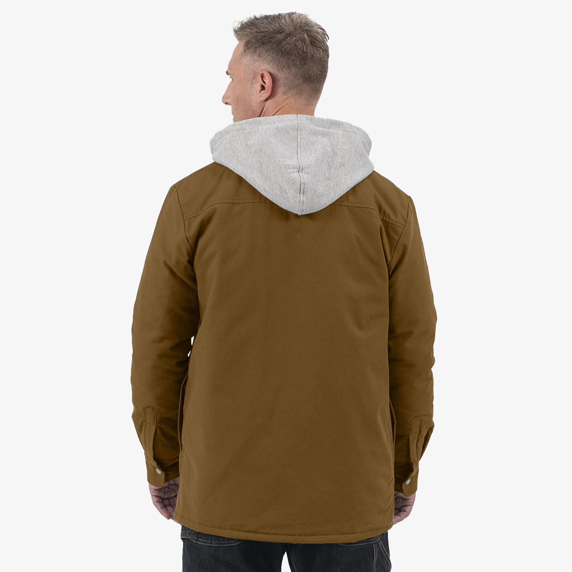 Dickies relaxed fit icon hooded quilted shirt jacket clearance