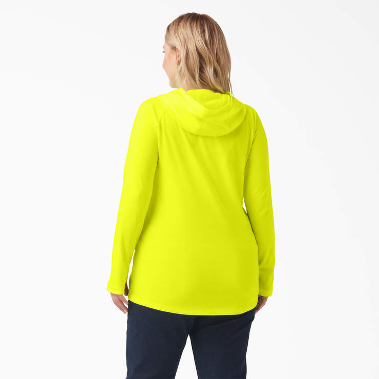 Women's Plus Cooling Performance Sun Shirt - Bright Yellow (BWD) image number 2