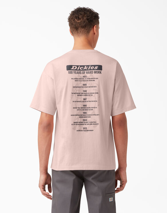 100 Year Milestone Graphic T-Shirt - Peach Whip &#40;P2W&#41;
