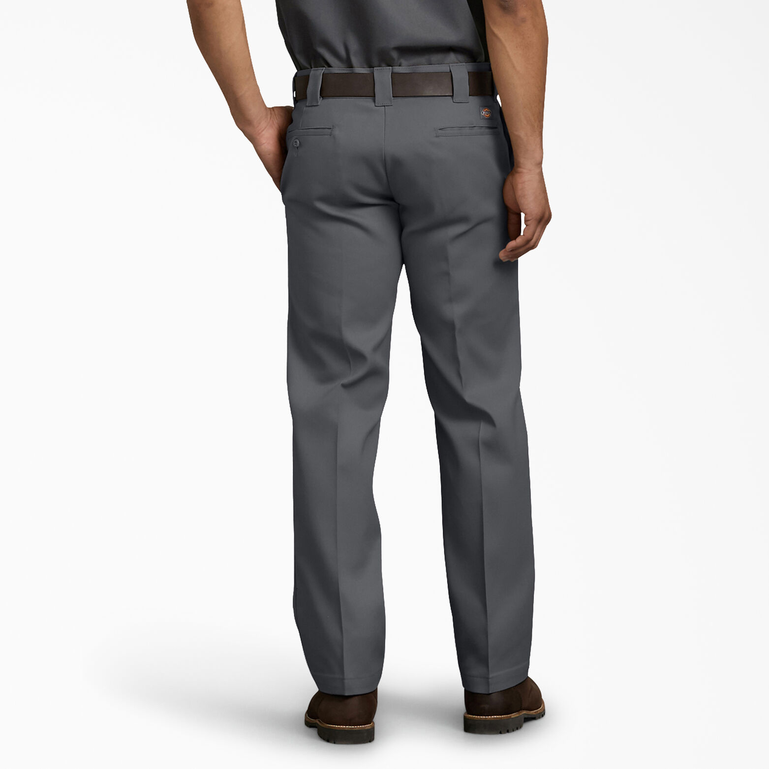 FLEX Slim Fit Straight Leg Work Pants Charcoal Gray | Dickies