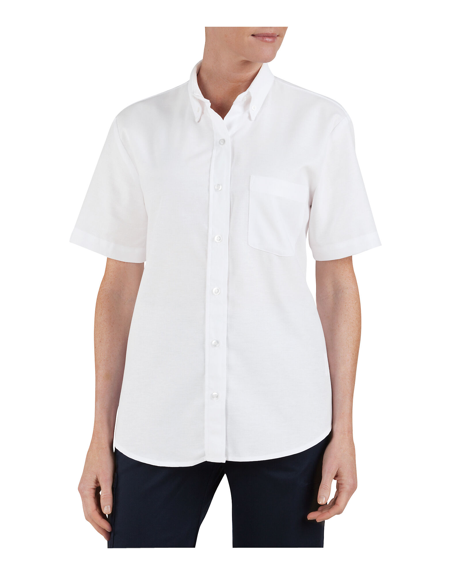 oxford cloth button down short sleeve shirts