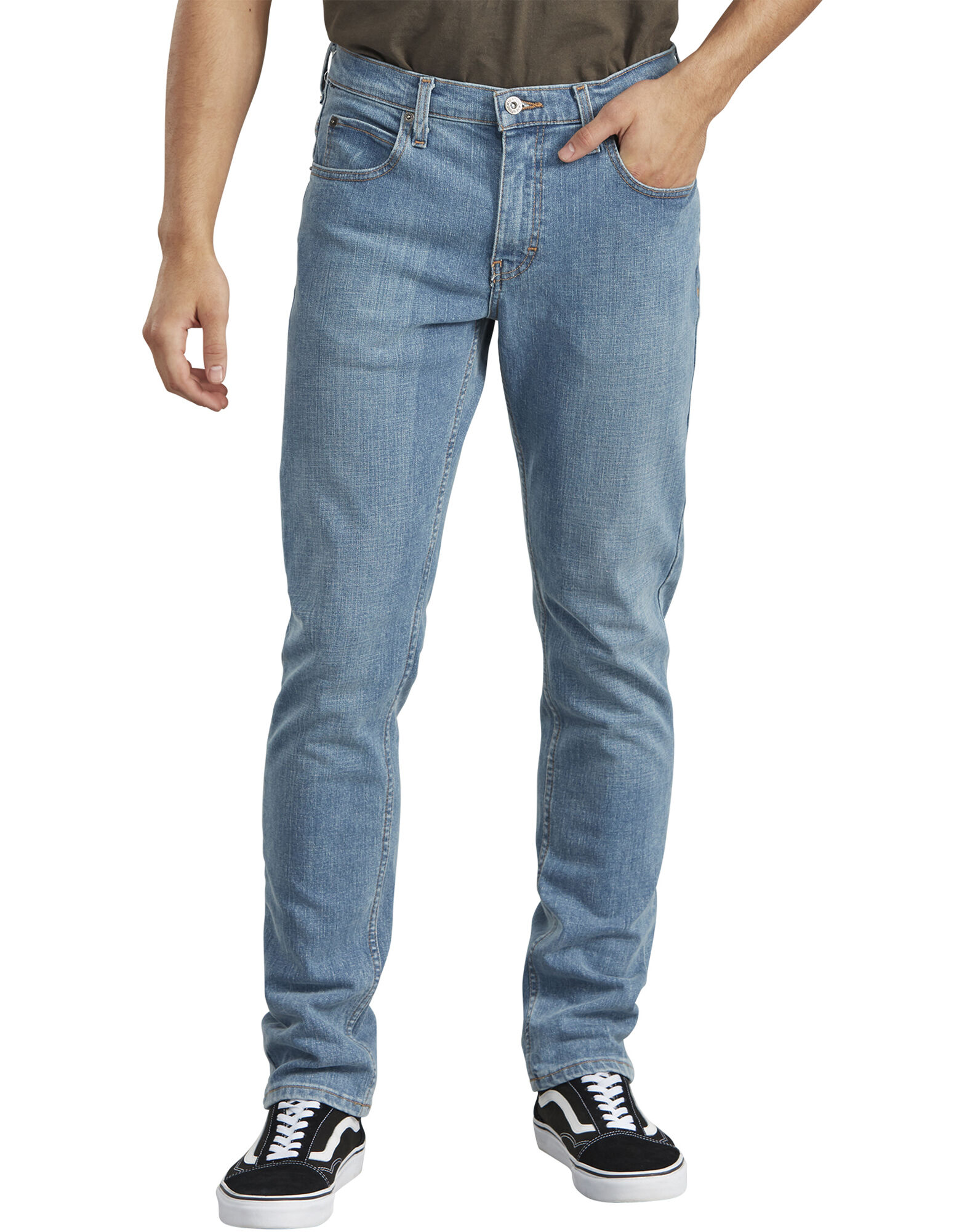 dickies slim fit tapered leg