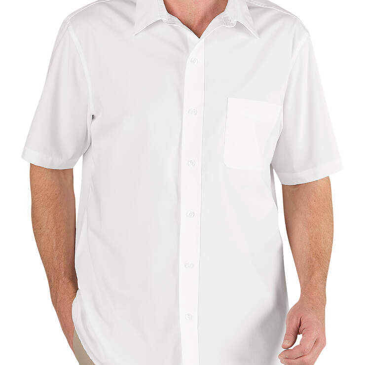 Short Sleeve Executive Dress Shirt - White (WH) image number 1