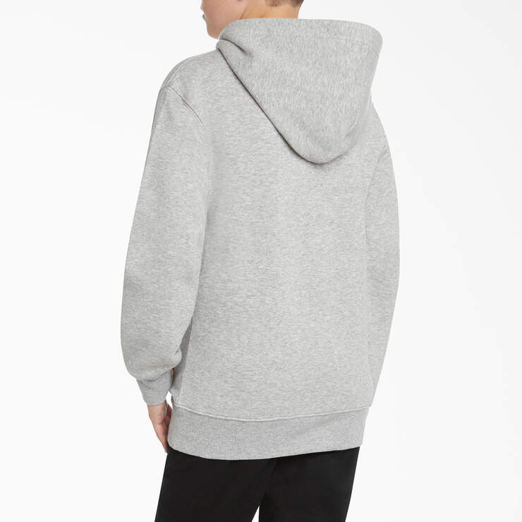 Boy's Icon Logo Hoodie - Heather Gray (HG) image number 2