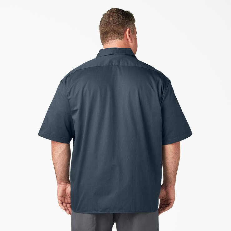 Short Sleeve Work Shirt - Airforce Blue (AF) image number 6