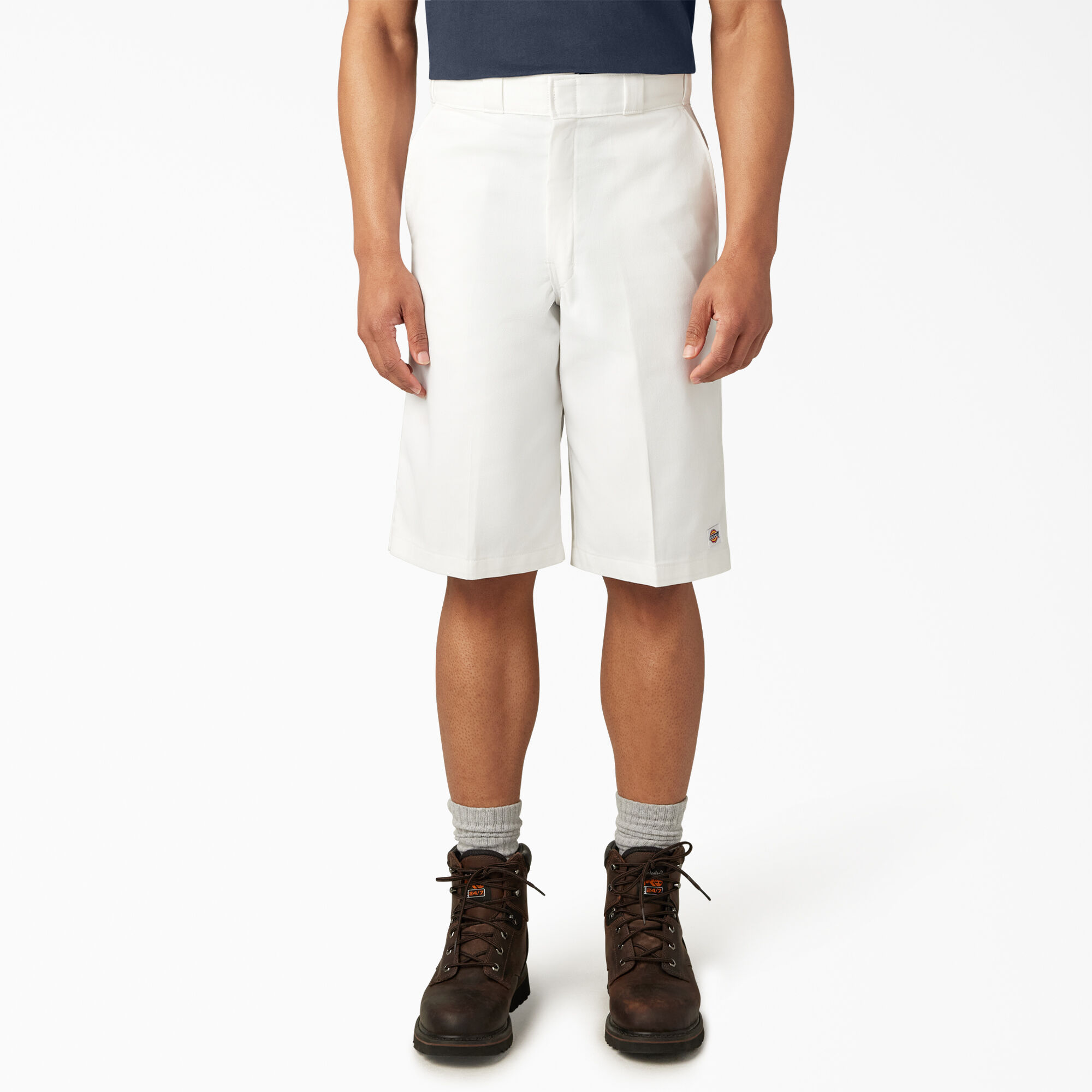 Mens white dickies shorts shop