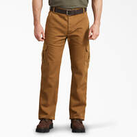 Regular Fit Duck Cargo Pants - Stonewashed Brown Duck (SBD)