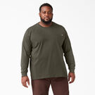 Heavyweight Long Sleeve Pocket T-Shirt - Moss Green &#40;MS&#41;