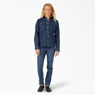 Women&#39;s Warming Denim Work Shirt - Stonewashed Medium Blue &#40;MSW&#41;