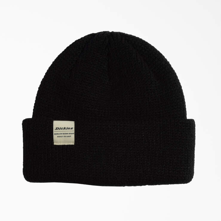 Thick Knit Beanie - Black (BK) image number 1