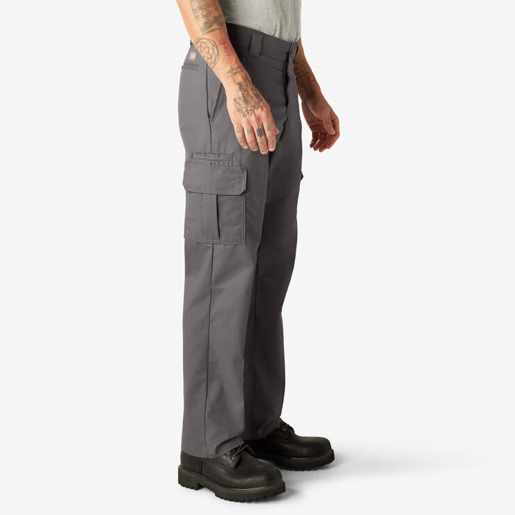 FLEX Regular Fit Cargo Pants - Gravel Gray (VG) image number 4