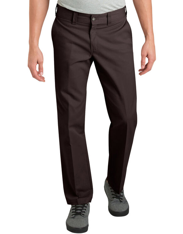 Men's Slim Work Pants Dark Brown | Dickies '67 | Dickies