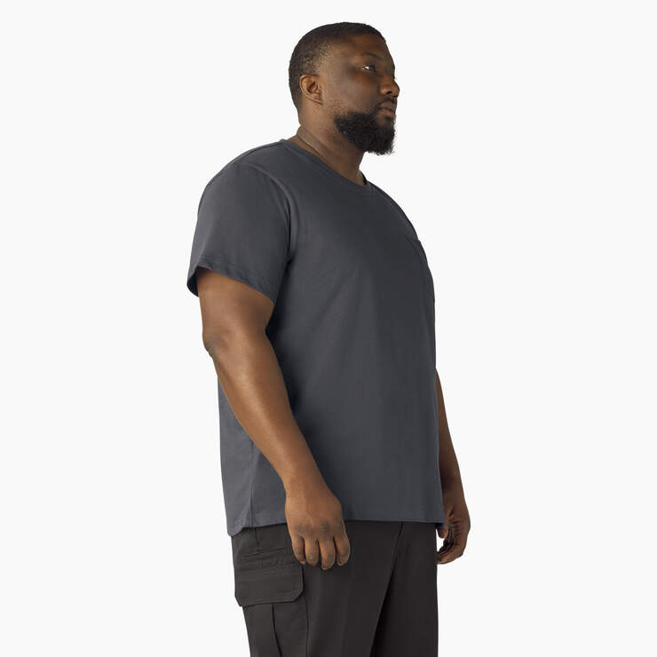 Lightweight Short Sleeve Pocket T-Shirt - Charcoal Gray (CH) image number 7