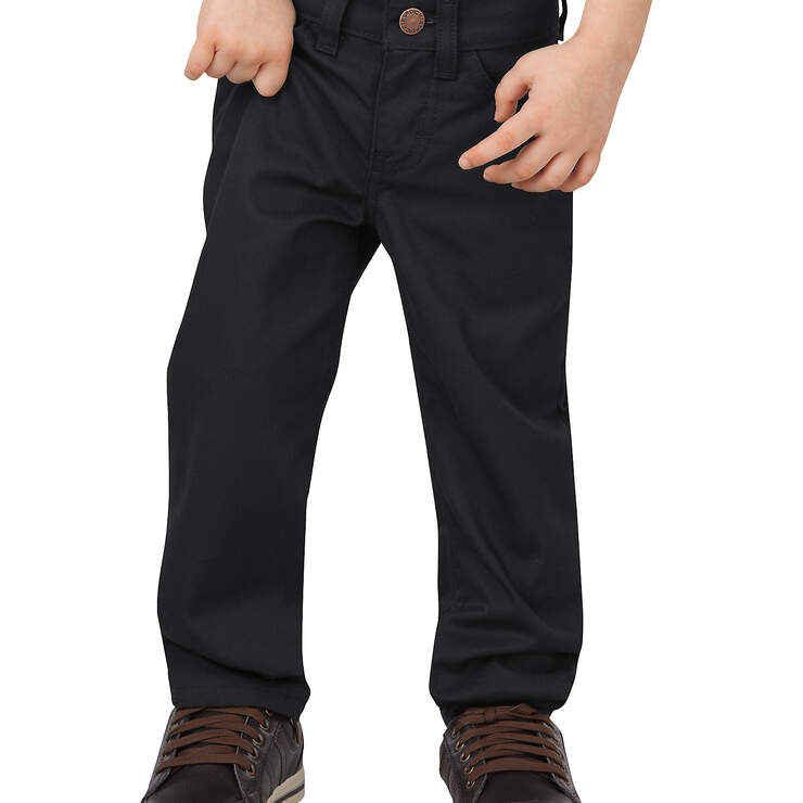 Toddler Flex Slim Fit Skinny Leg FlexWaist® 5-Pocket Pants - Black (BK) image number 1
