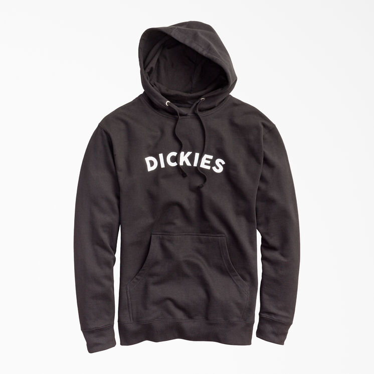 Fleece Block Logo Hoodie - Black (KBK)