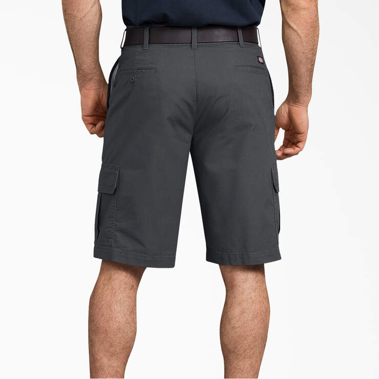 FLEX Regular Fit Ripstop Cargo Shorts, 11" - Rinsed Charcoal Gray (RCH) image number 2
