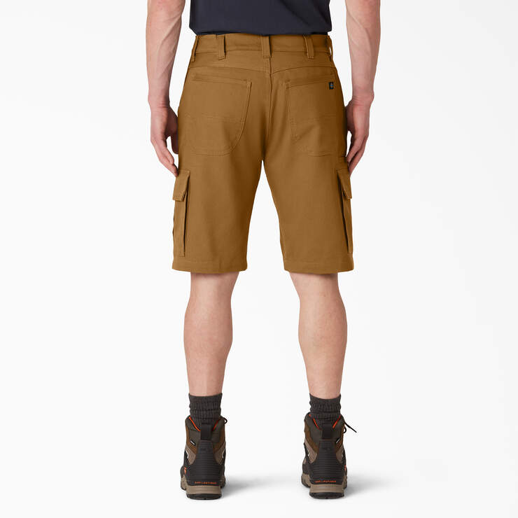 DuraTech Ranger Relaxed Fit Duck Shorts, 11" - Brown Duck (BD) image number 2