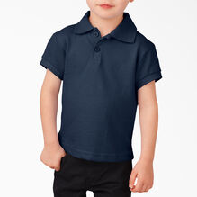 Toddler Short Sleeve Piqu&eacute; Polo Shirt - Dark Navy &#40;DN&#41;