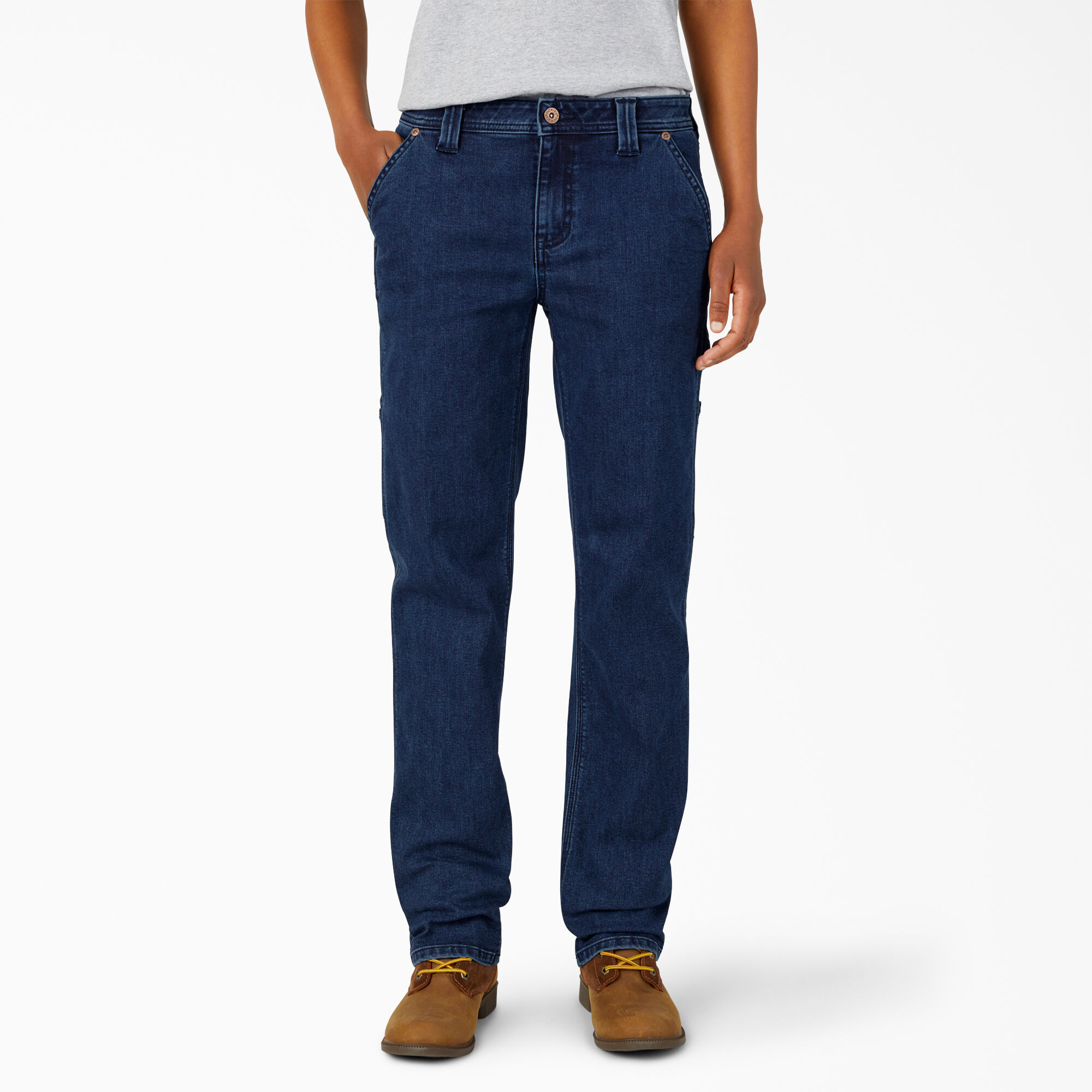 Women s FLEX Relaxed Fit Carpenter Jeans Dickies US