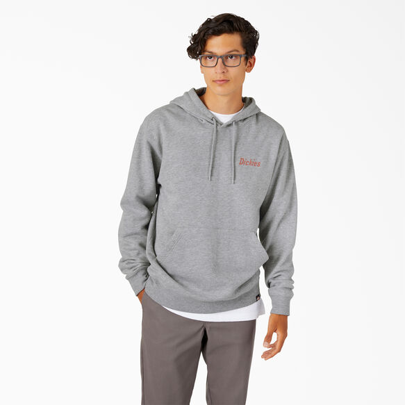 Fleece Chest Logo Hoodie - Heather Gray &#40;HG&#41;