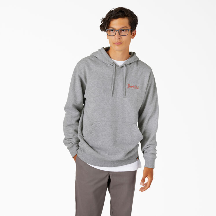 Fleece Chest Logo Hoodie - Heather Gray &#40;HG&#41;