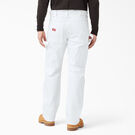 Relaxed Fit Straight Leg Painter&#39;s Pants - White &#40;WH&#41;