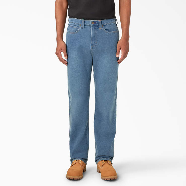 FLEX Regular Fit 5-Pocket Jeans - Light Denim Wash (LWI) image number 1