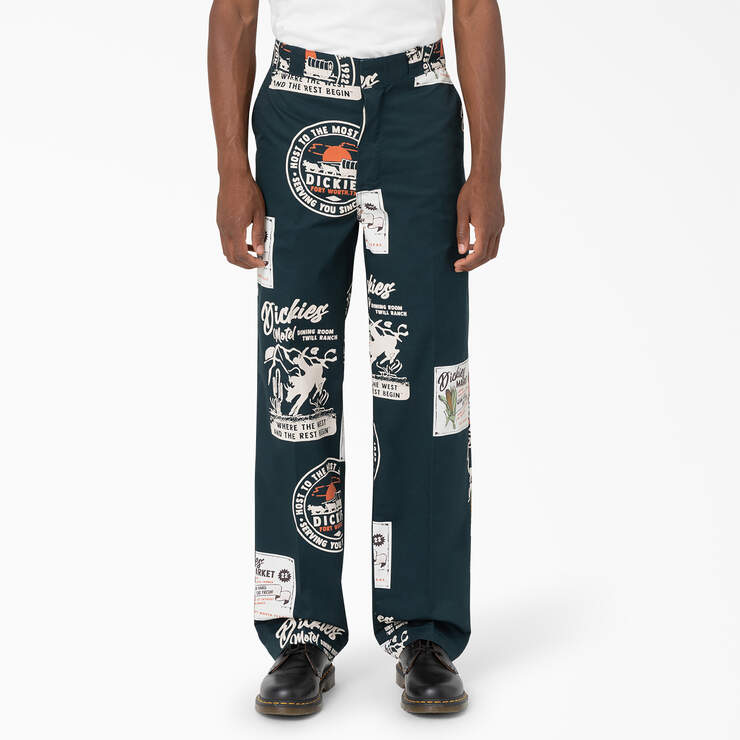 Greensburg Relaxed Fit Pants - Dark Vintage Print (VPR) image number 1