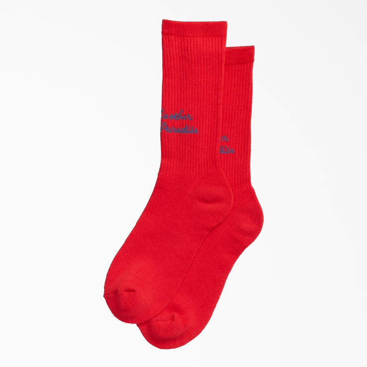 New York Sunshine x Dickies Paradise Socks - Red (RD) image number 1
