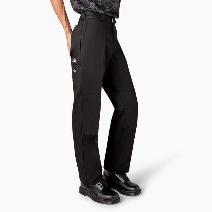 Dickies x Lurking Class Regular Fit Double Knee Pants - Black (BKX) image number 4