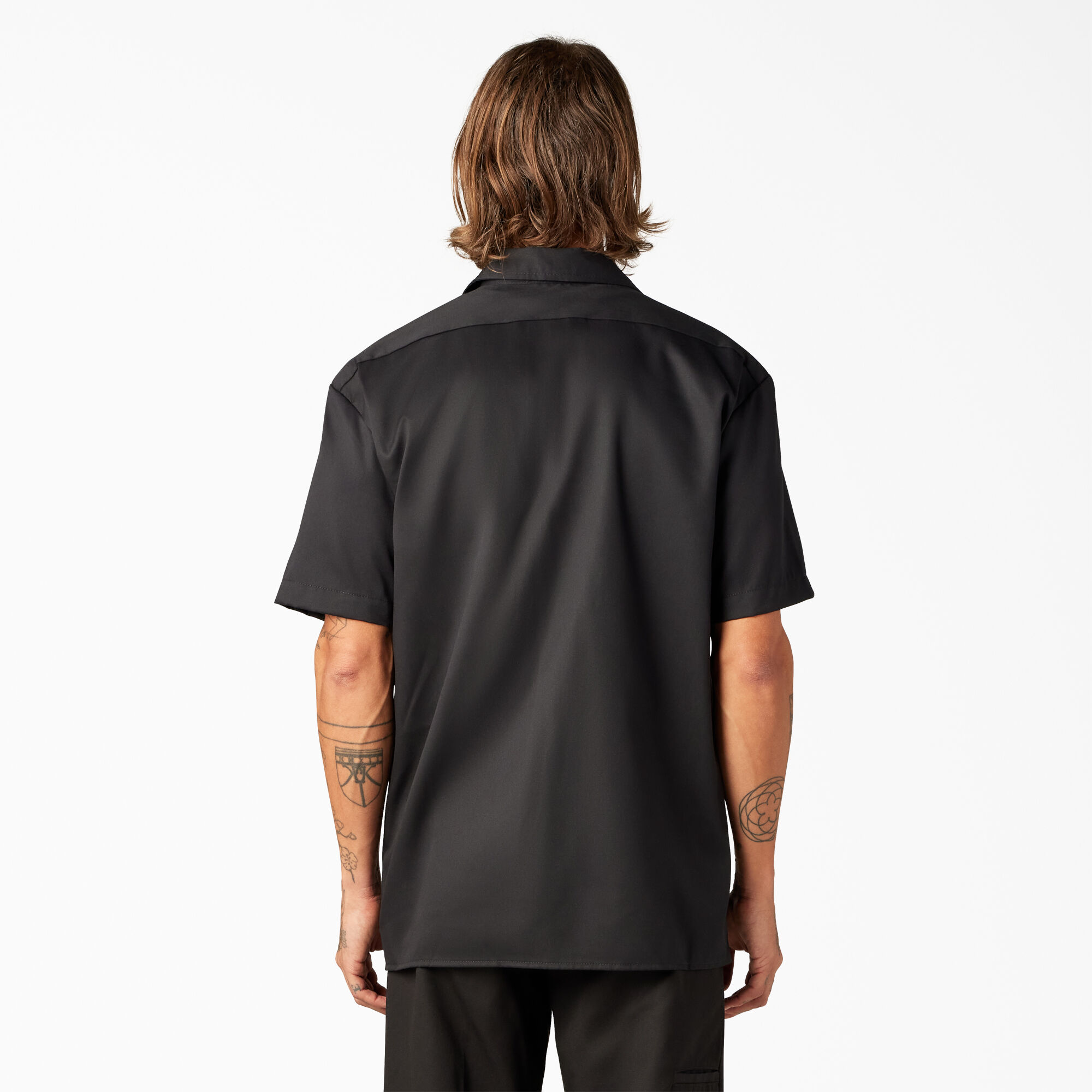 Flex Relaxed Fit Short Sleeve Twill Work Shirt |