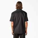 Relaxed Fit Short Sleeve Work Shirt - Black &#40;BK&#41;