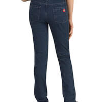 Girls' 5-Pocket Skinny Fit Straight Leg Denim Jeans, 7-20 - Stonewashed Medium Blue (MNT)