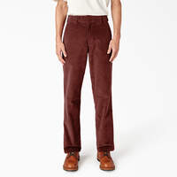 Regular Fit Corduroy Pants - Fired Brick (IK9)