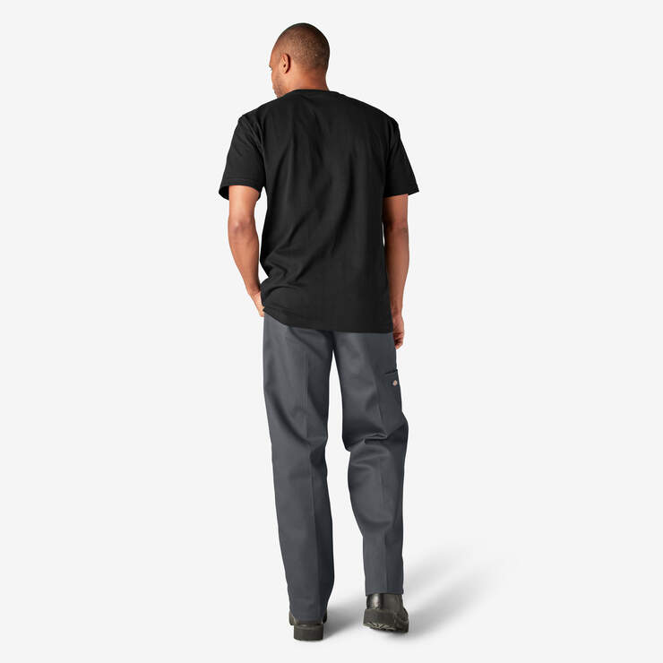 Heavyweight Short Sleeve Pocket T-Shirt - Black (BK) image number 10