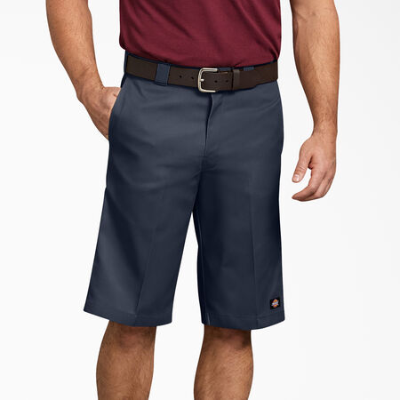 Relaxed Fit Multi-Use Pocket Work Shorts, 13&quot; - Dark Navy &#40;DN&#41;
