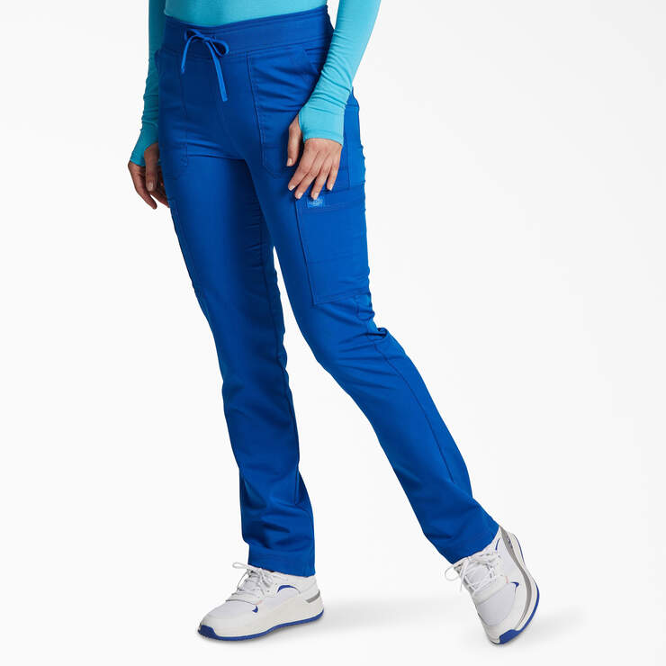 Women's Balance Cargo Scrub Pants - Royal Blue (RB) image number 3