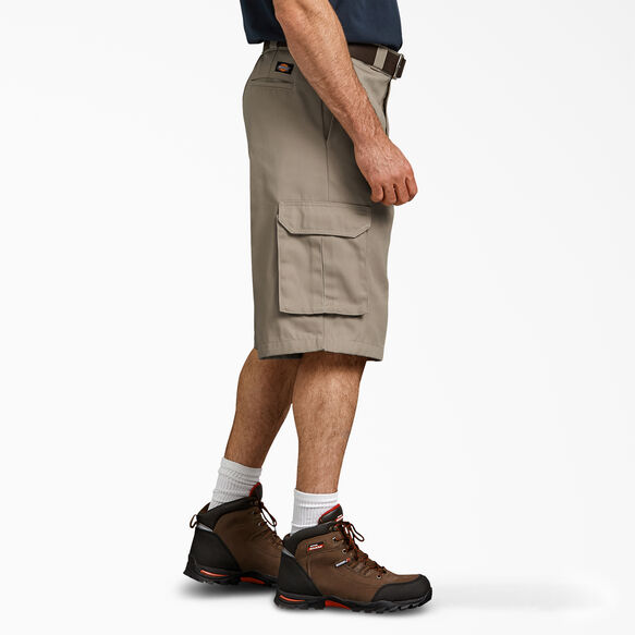 Loose Fit Multi-Pocket Work Shorts, 13&quot; - Desert Khaki &#40;DS&#41;
