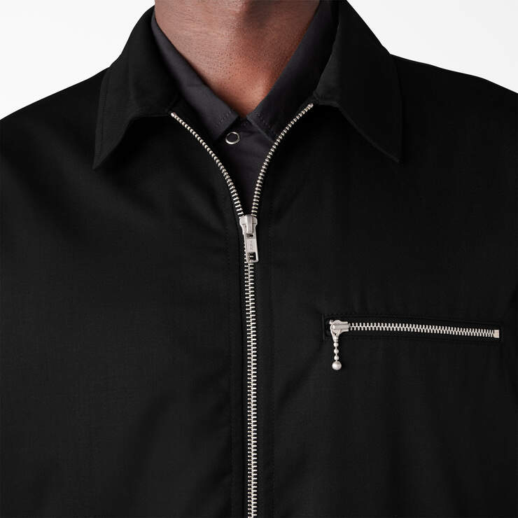 Dickies Premium Collection Eisenhower Jacket - Black (BKX) image number 7