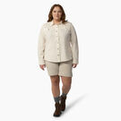 Women&#39;s Plus Cooling Roll-Tab Work Shirt - Antique White &#40;ADW&#41;