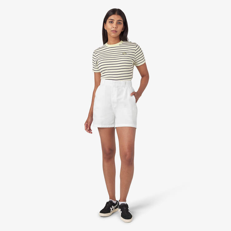 Women's Phoenix Shorts, 4" - White (WH) image number 5