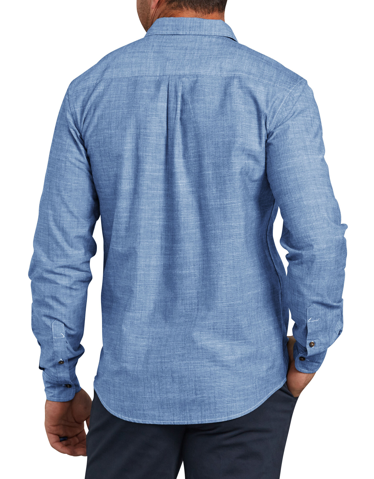 chambray long sleeve shirt