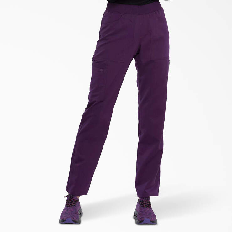 Women's Balance Scrub Pants - Purple Eggplant (EGG) image number 1