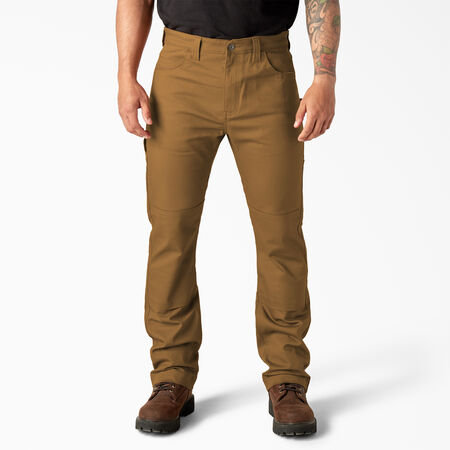 Slim Fit Duck Canvas Double Knee Pants - Brown Duck &#40;BD&#41;