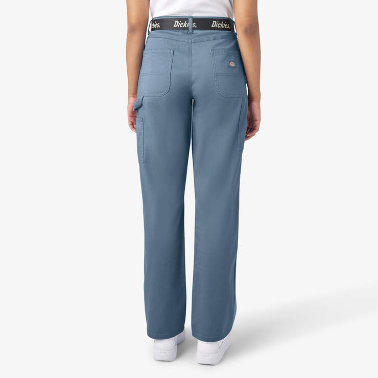 Women's Relaxed Fit Carpenter Pants - Coronet Blue (CNU) image number 2