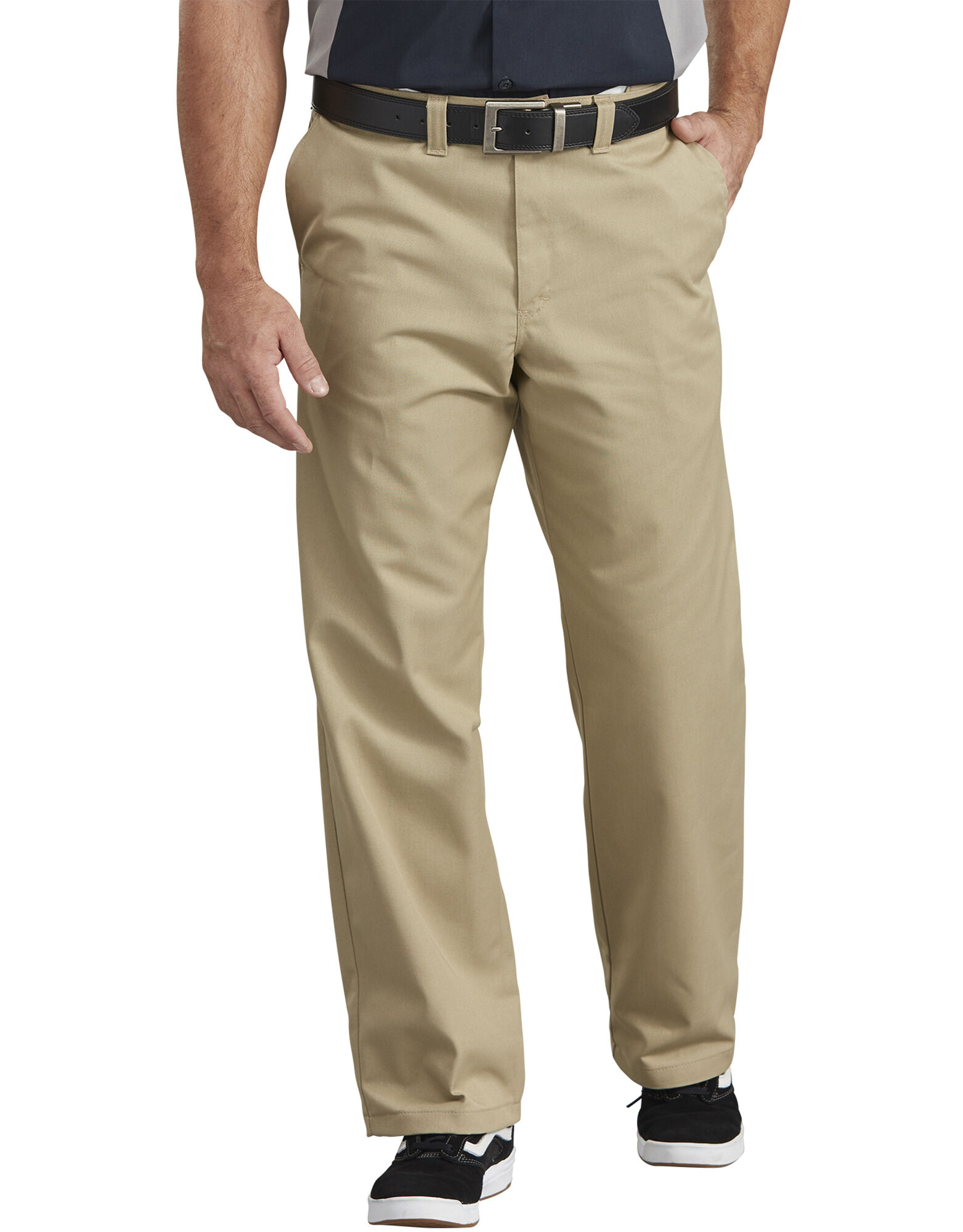 Comfort Waist Pants For Men Desert Khaki Size 31 39u Dickies